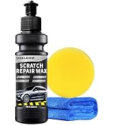 SHIELDOM Car Scratch Remover Auto Paint Scratches Removal & Restorer Kit with Polishing Pad & Mic...