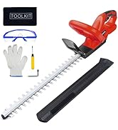 IRONFIST Cordless Hedge Trimmer, Compatible with Milwaukee M18 Batteries, 20” Brushless Electric ...