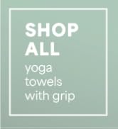 S&T INC. Aura Microfiber Yoga Mat Towel with Grip, 24" x 72", Pink | Silicone Grip Backing, Soft ...