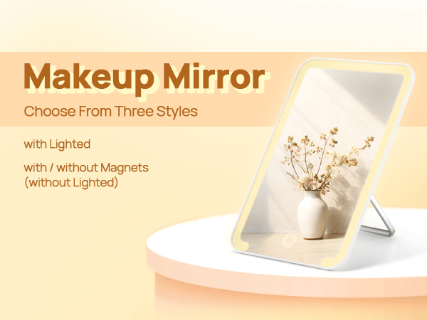 lighted makeup mirror