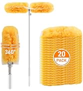 SetSail 6 ft Extendable Duster Handle with 20 Refills, Compatible with Swiffer Dusters for Cleani...