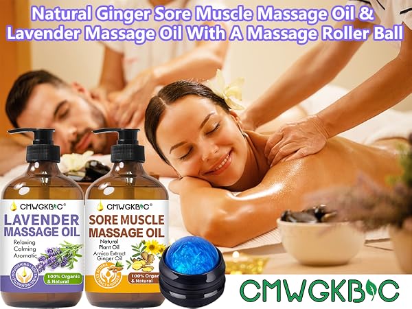sore muscle massage oil