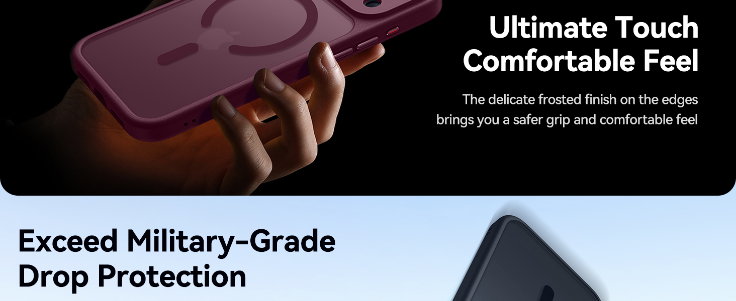 Full Coverage Camera Protection Magnetic Shockproof Compatible with iPhone 18 Pro Case 6.3 inch