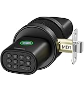 ThorBolt Fingerprint Door Knob, Keyless Door Knob with Keypad Biometric Electronic Thumbprint, Au...