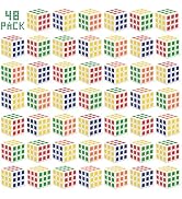 Vdealen 48 Pack Mini Cube Puzzle Party Favors for Kids, 3x3x3 Magic Cube School Rewards & Classro...