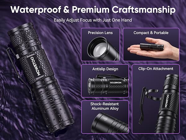 395NM BLACK LIGHT FLASHLIGHT