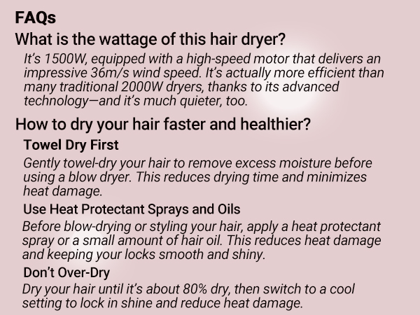 BLOW DRYER WITH DIFFSUER