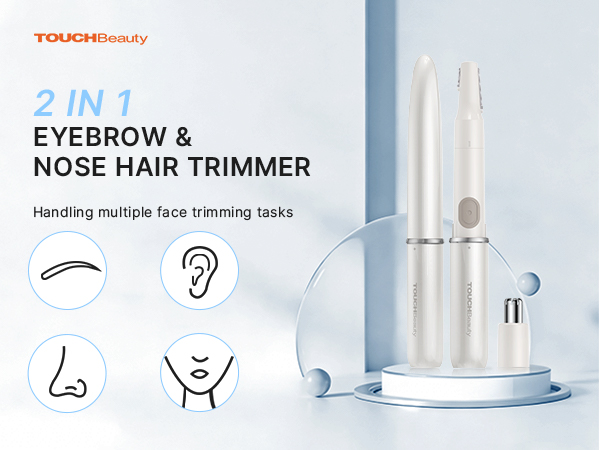 2 IN 1 EYEBROW & NOSE HAIR TRIMMER