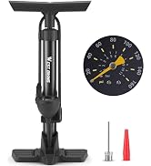 Bike Floor Pump, Bikes Pump with Gauge,Bicycle Air Pump with High Pressure 160 Psi, BikeTire Pump...