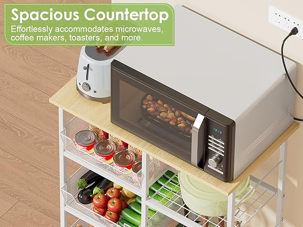 microwave stand kitchen storage cabinets