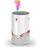 Waterless Essential Oil Diffuser - Aroma Diffuser with Indicator, Portable Smart Scent Air Machin...