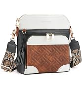 Sunpour Medium Crossbody Bag for Women,Vegan Leather RFID Crossbody Wallet Bag for Travel Women S...