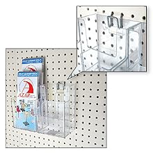 Two-Tiered Tri-Fold Brochure Counter Display