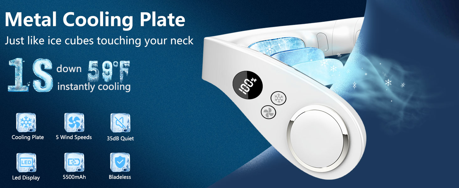 Neck Fans that Blow Cold Air