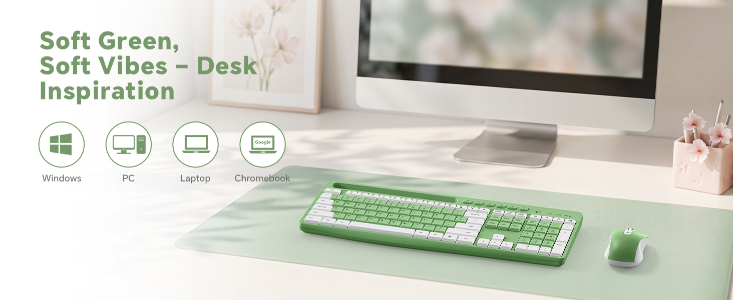 silent keyboard and mouse wireless