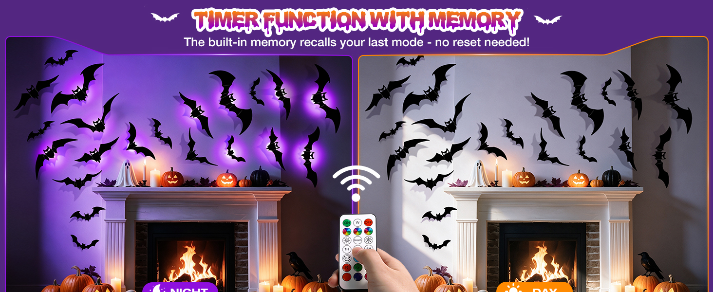 bats wall decor