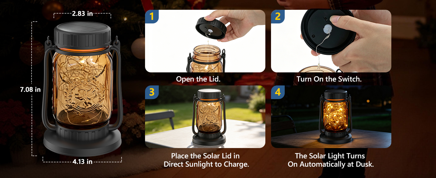 solar powered lantern