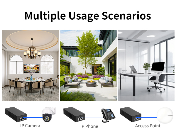 2.5G poe injector 90w poe extender adapter