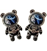2Pcs Black Cute Phone Stand Holder,Cell Phone Hidden Kickstand, Astronaut Phone Holder, Adjustabl...