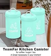 Kitchen Canisters Set of 3