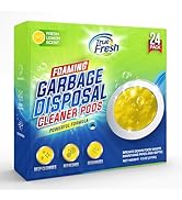 True Fresh Foaming Garbage Disposal Cleaner Pods, Fresh Lemon Scent, 24 Pack