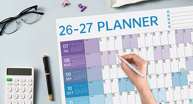 wall calendar 2026-2027