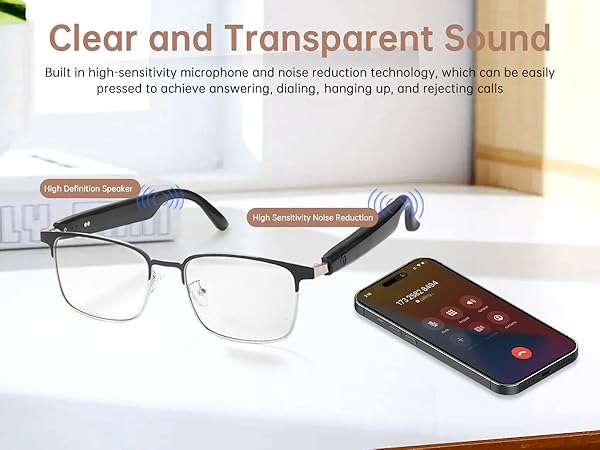 bluetooth glasses audio