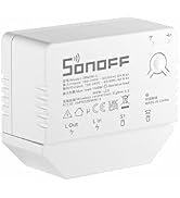 SONOFF ZBMINI-L ZigBee Mini Smart Switch, 2 Way Light Switch, Compatible with Alexa, SmartThings ...