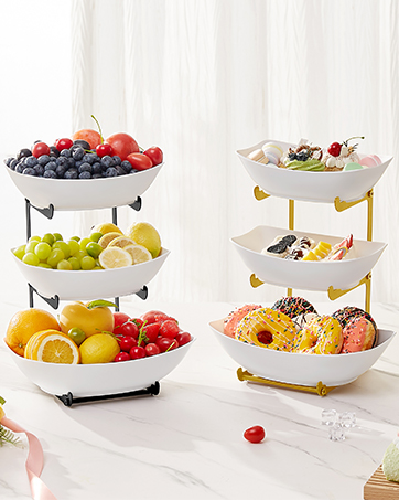 Tierd Fruit Bowls
