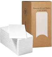 Morgiana 50 Pack Disposable Guest Towel, White Linen Feel Napkins, Bathroom Paper Hand Towels for...