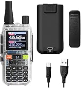 BaoFeng UV-5R Mini Radio,UV5R Mini Clear Dual Band Walkie Talkies,App Programming,Copy Frequency,...
