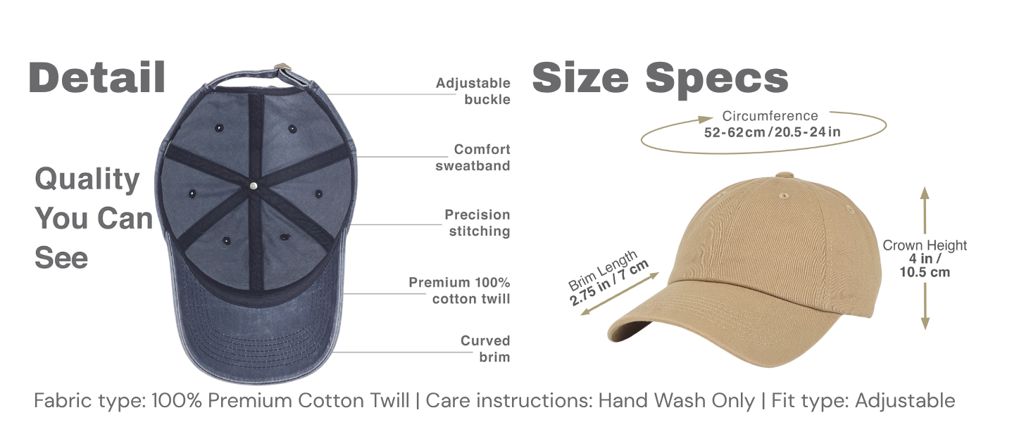 E by Elidan Dad Hat spec