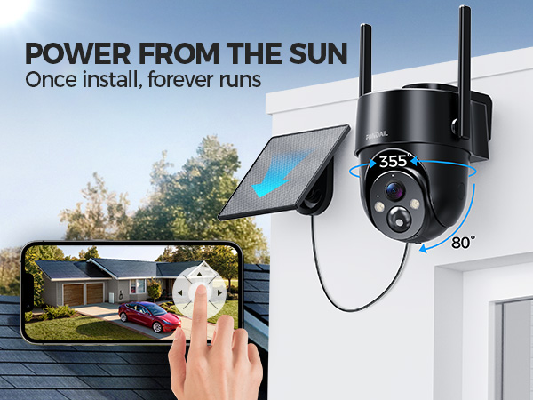 Solar Security Cameras Wireless Outdoor