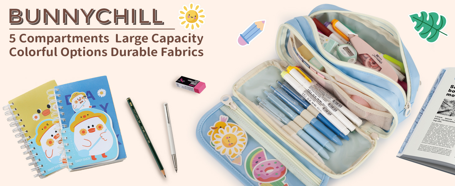 pencil case for girls boy pencil case kids pouch large big capacity Dinosaur art soft marker kids