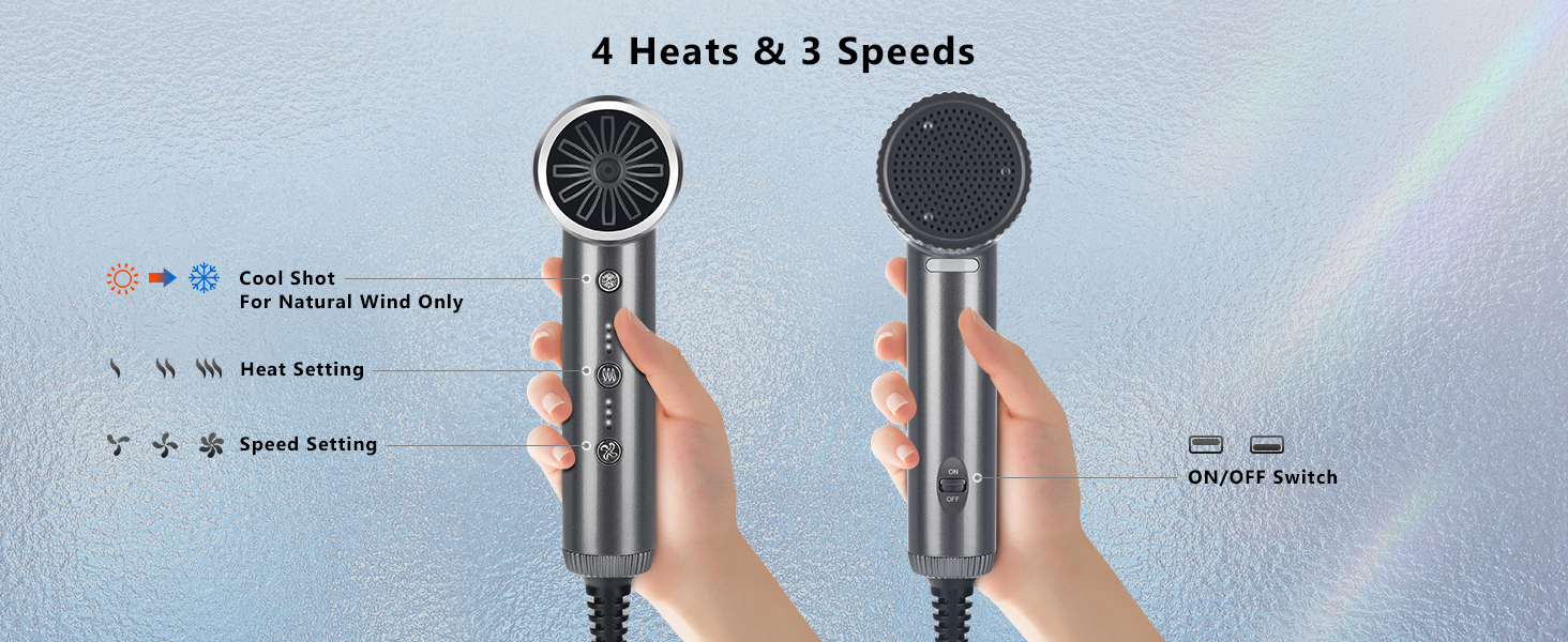 It is built-in intelligent temperature control chip, with 3 temperature settings as you like.