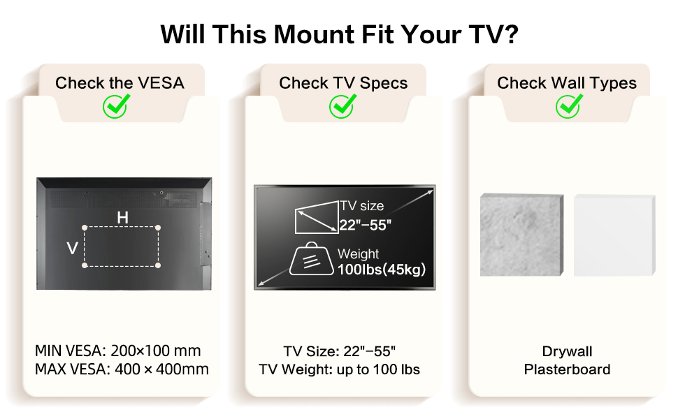 tv wall mount no stud