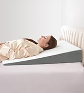 Vekkia 34" Extra-Long Wedge Pillow, Back & Arm Support, Bed Wedge Pillow for Sleeping After Surge...