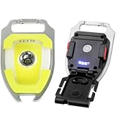 BY-J LED Small Flashlight, Snap-on Key Chain Light, COB Multi-Function Mini Work Light, 600 Lumen...