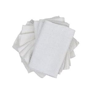 white terry cloth towel