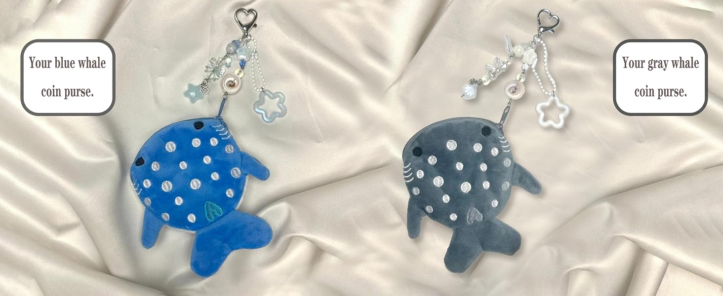 whale coin purse