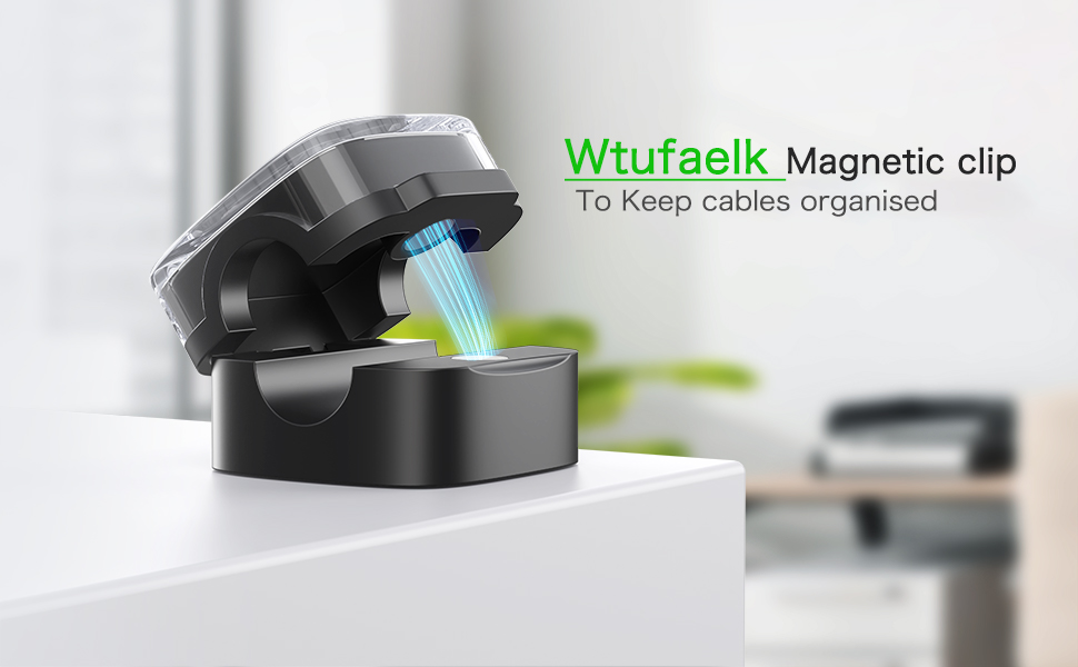 Magnetic Cord Organizer,Magnetic Cable Clips,Cord Organizer Holder