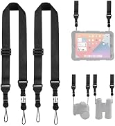 FIEIL 2 Pack Adjustable Shoulder Strap, Replacement Camera Neck Strap, Comfortable Nylon Neck Lan...