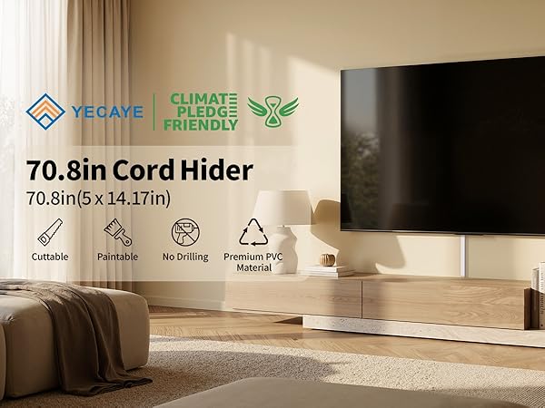 70.8in Cord Hider