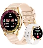 BHKDCMDL Smart Watches for Women Men, 1.3" Fitness Tracker Watch with Heart Rate/Sleep Monitor/Sp...