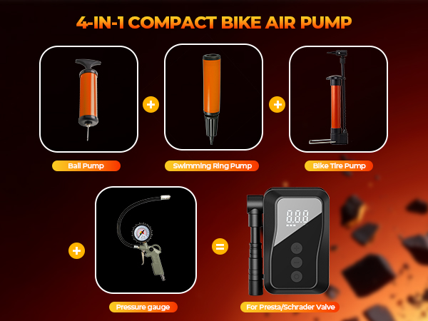 air pump for bike tires