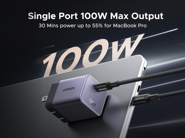 UGREEN NEXODE AIR 100w USB C CHARGER BLOCK