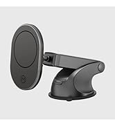 Mighty Mount - MagSafe Car Mount for All iPhones and Samsung Phones (MagSafe Magnetic Suction Cup...