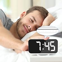alarm clock with SNOOZE Mode