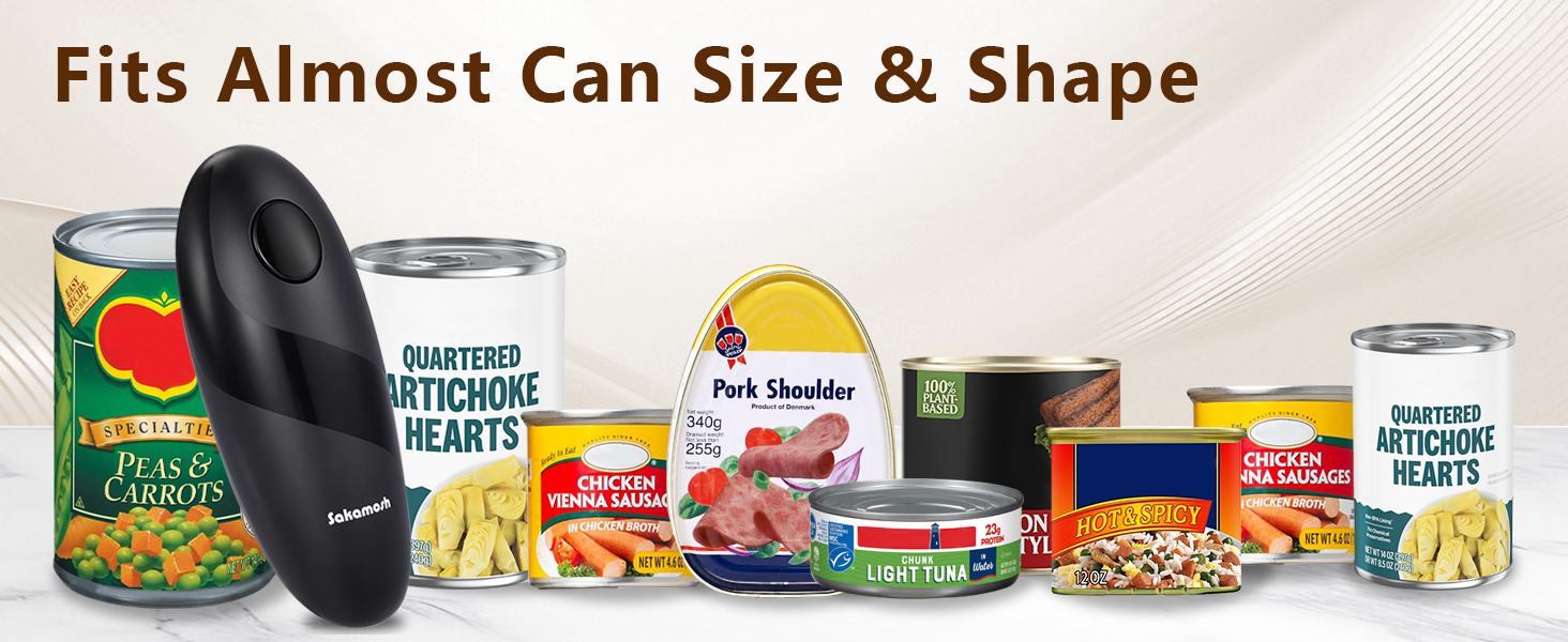 electric can opener for large cans