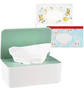 Whiidoom Diaper Wipes Dispenser Wipes Holder, Wipes Tissue Case Keeps Wipes Fresh Tissue Wipes Co...